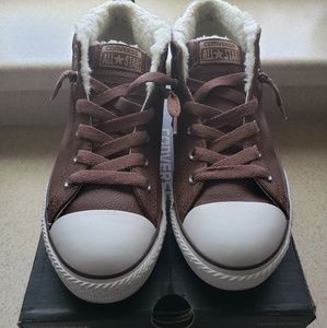 Converse Chuck Taylor Street Mid Pinecone Leather